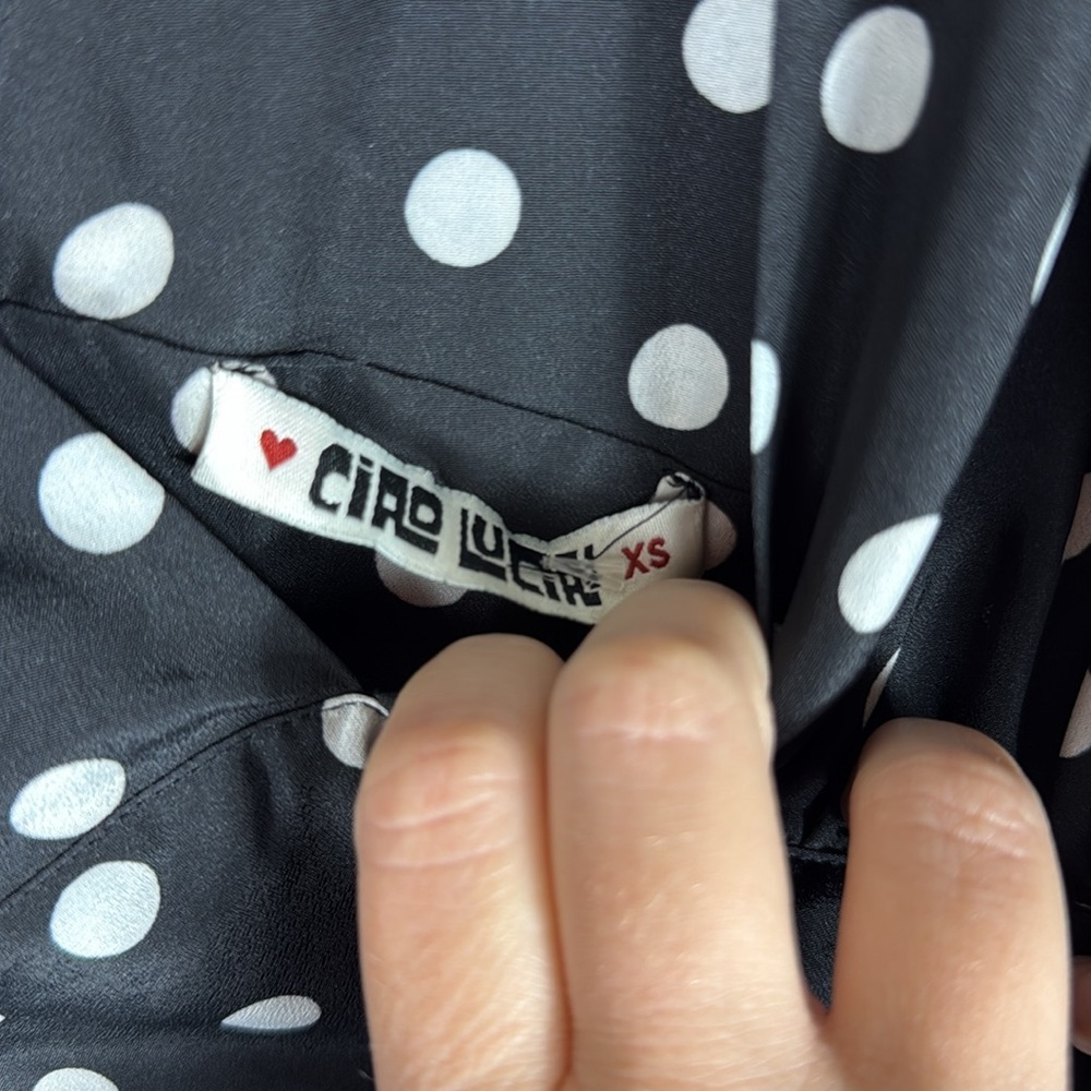 Ciao Lucia Manolo Polka Dot Mini Dress - Picture 7 of 9